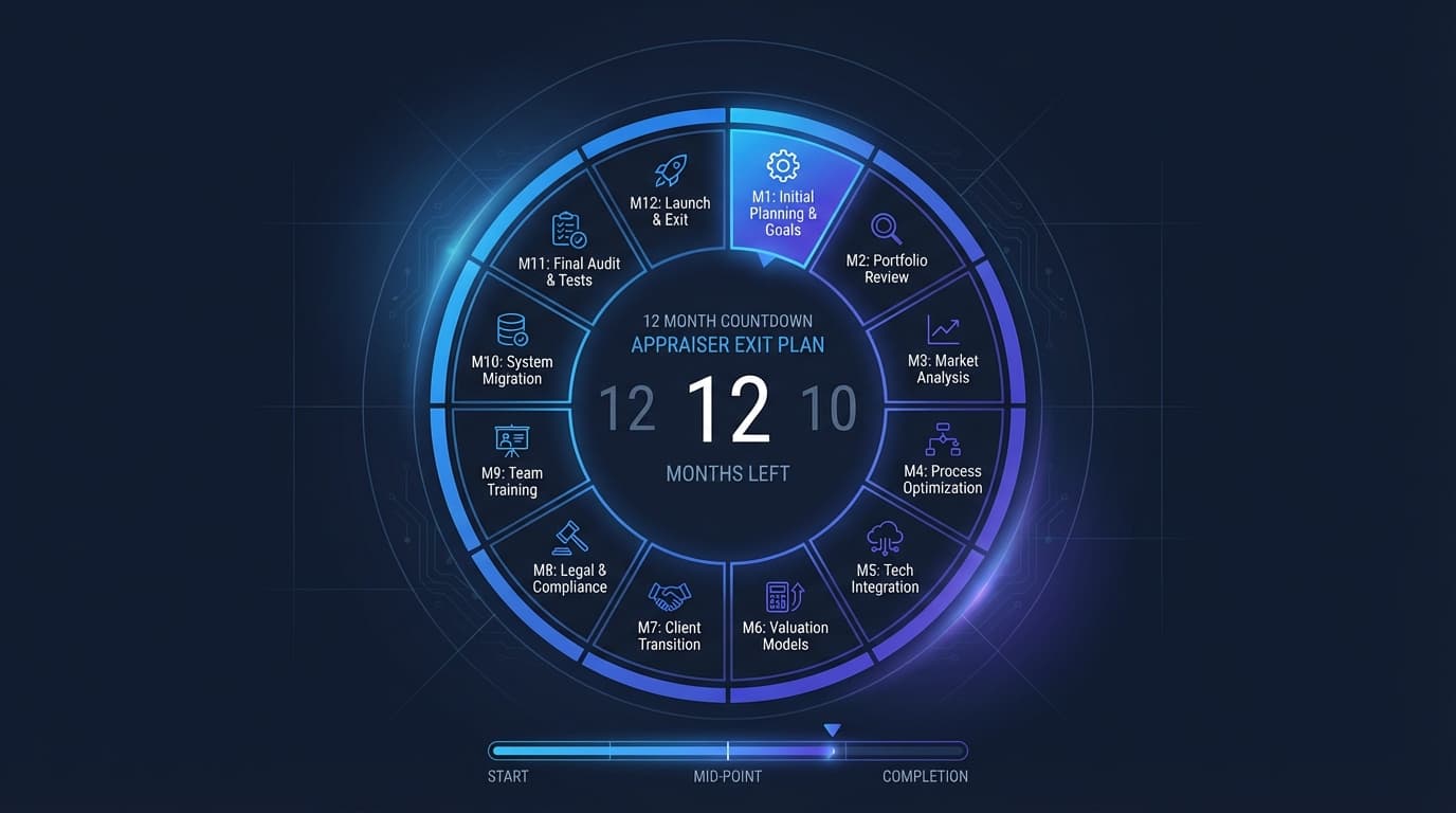 The Appraiser's 12-Month Exit Countdown: What to Do Each Quarter