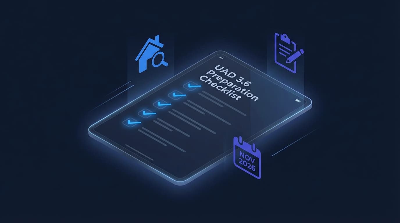 UAD 3.6 Checklist for Appraisers